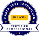 Fluke cable test technician